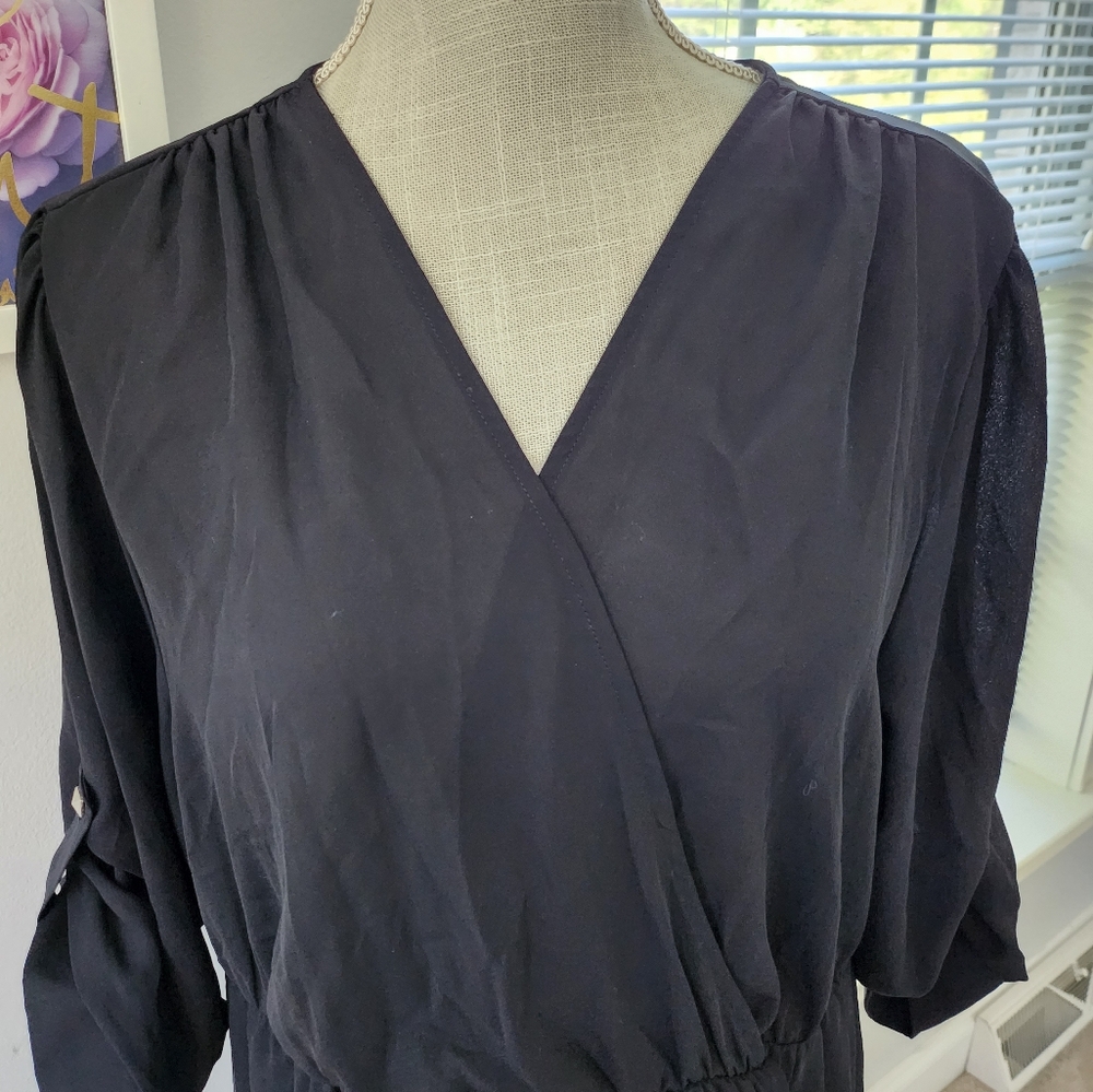 Torrid Black Hi Lo Top - Picture 2 of 4